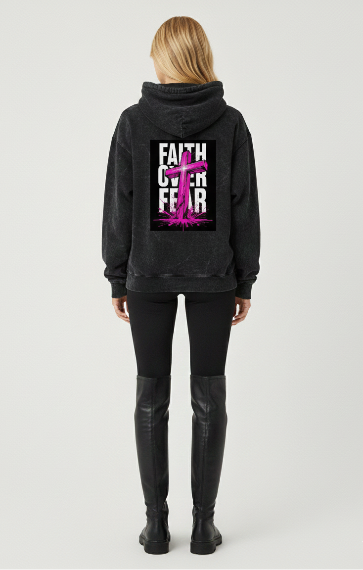 Unisex Acid Washed Hoodie